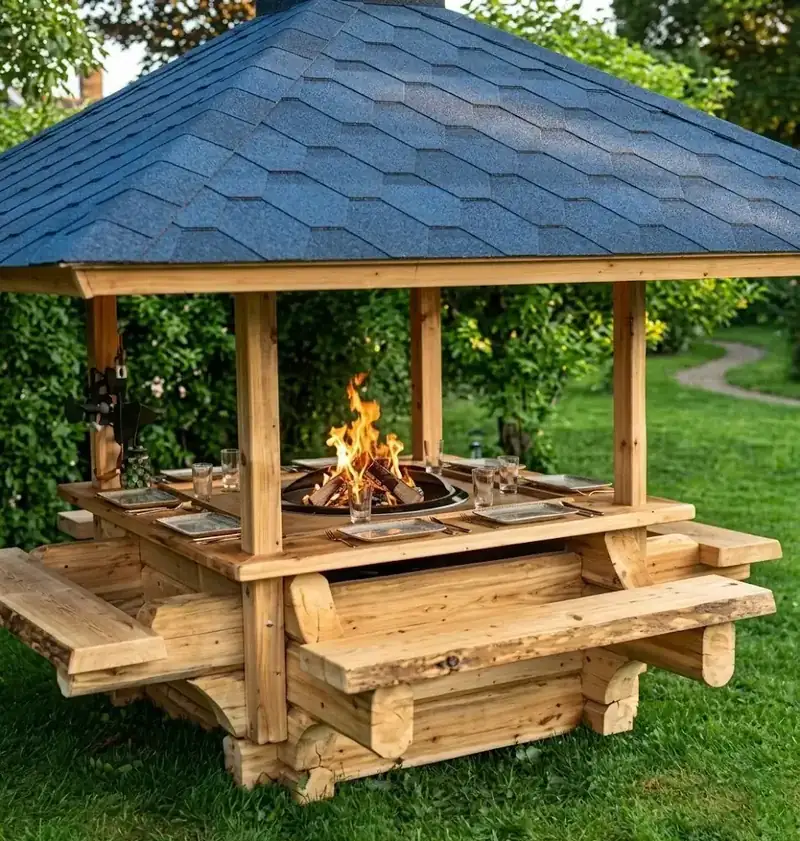 DIY above-ground pool deck build — cheap backyard wood deck